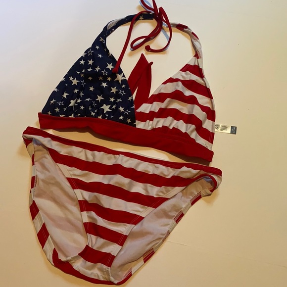 American 🇺🇸 Flag Bikini 👙 - Picture 1 of 2